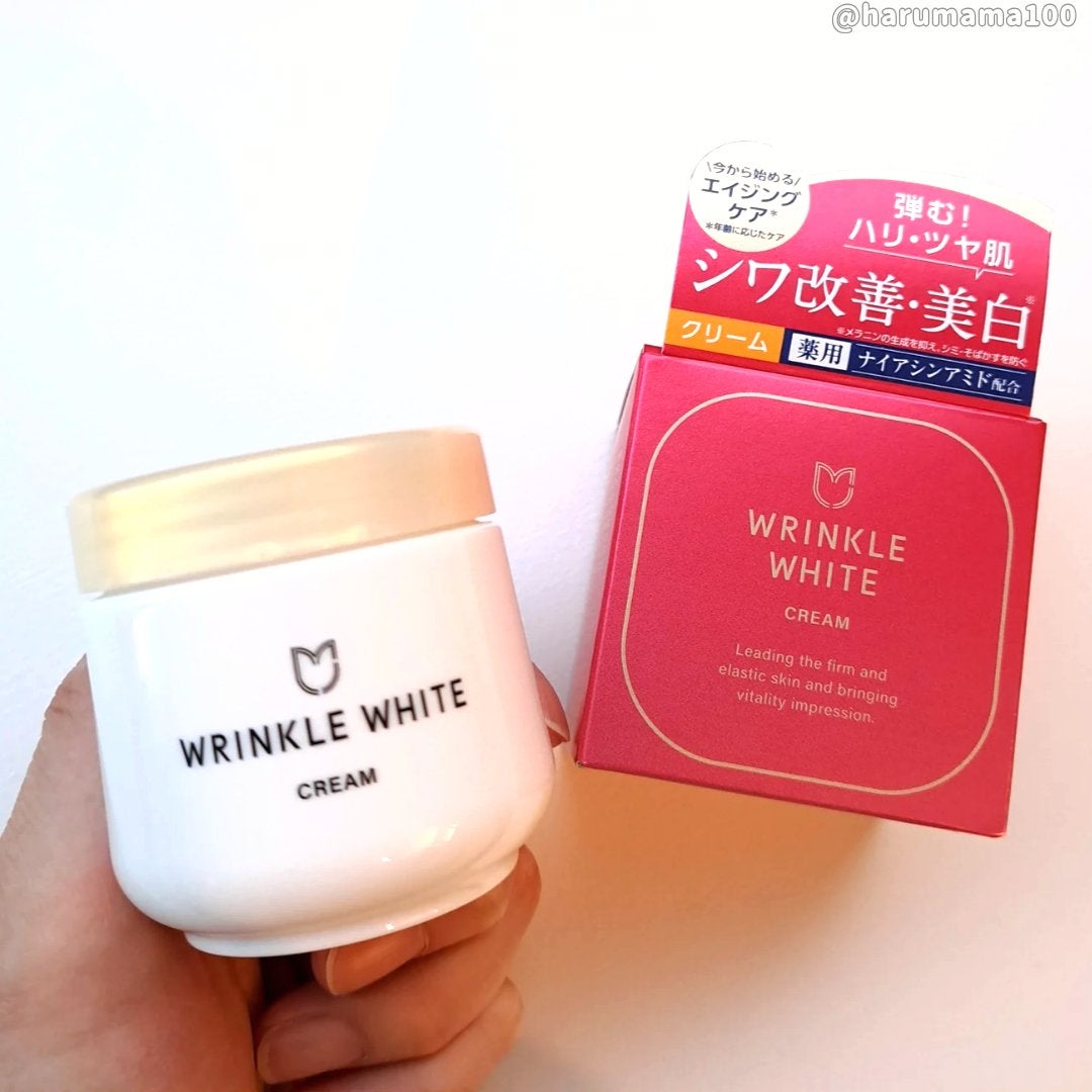 薬用リンクルホワイトクリーム/明色/フェイスクリームを使ったクチコミ(5枚目)