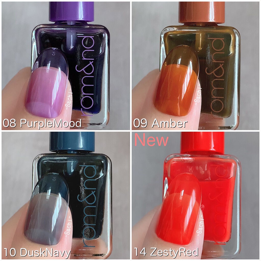 ムードペブルネイル/rom&nd/マニキュアを使ったクチコミ(7枚目)