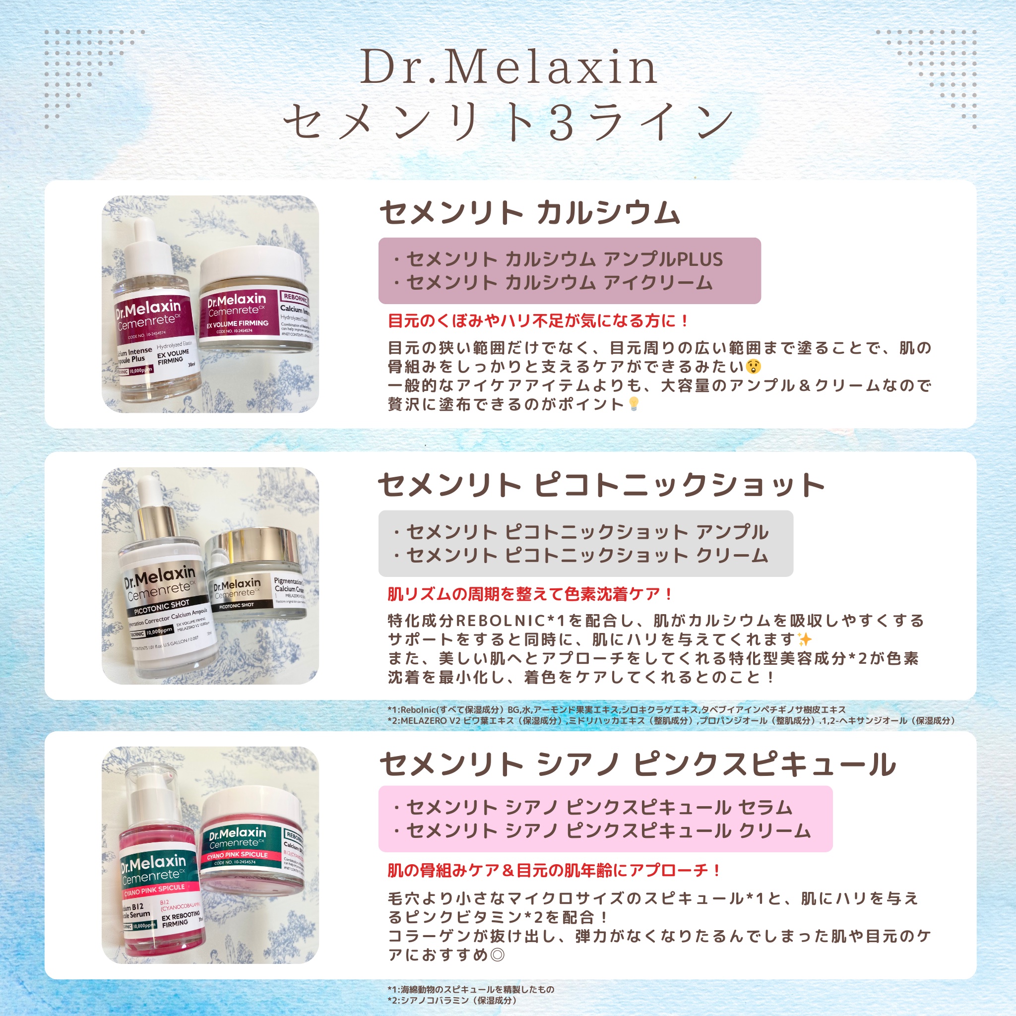 セメンリトピコトニックショットアンプル/Dr.Melaxin/美容液を使ったクチコミ（2枚目）