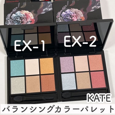 KATE バランシングカラーパレットのクチコミ「マルチに使えるパレット🔥

🏷KATE
バランシングカラーパレット

お気に入りはEX-2！
.....」（2枚目）