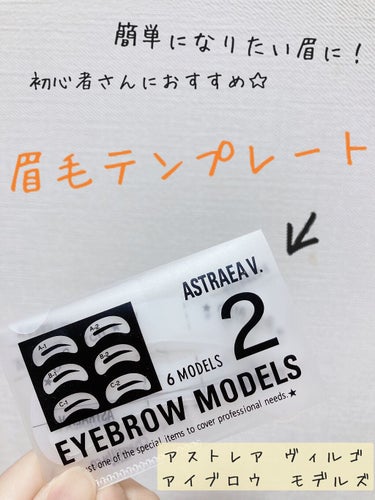 アイブロウモデルズ/アストレア ヴィルゴ/その他化粧小物を使ったクチコミ（1枚目）