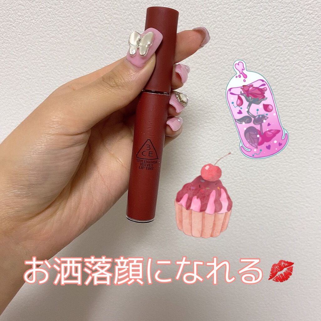 3CE ベルベット リップティント/3CE/リップティントを使ったクチコミ（1枚目）