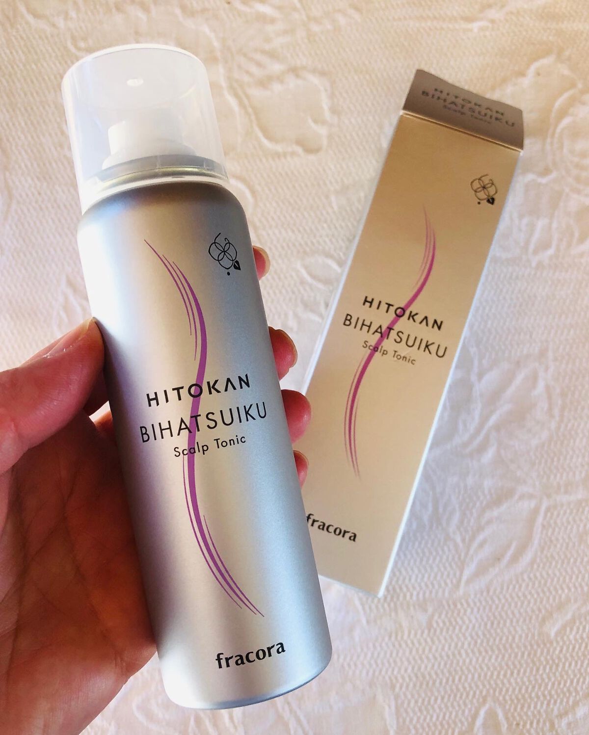 HITOKAN BIHATSUIKU スカルプトニック/fracora/頭皮ローションを使ったクチコミ（1枚目）