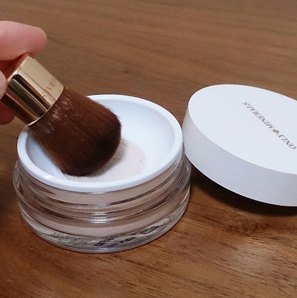 ミネラルクリアグロウフェイスパウダー/ONLY MINERALS/ルースパウダーを使ったクチコミ(1枚目)