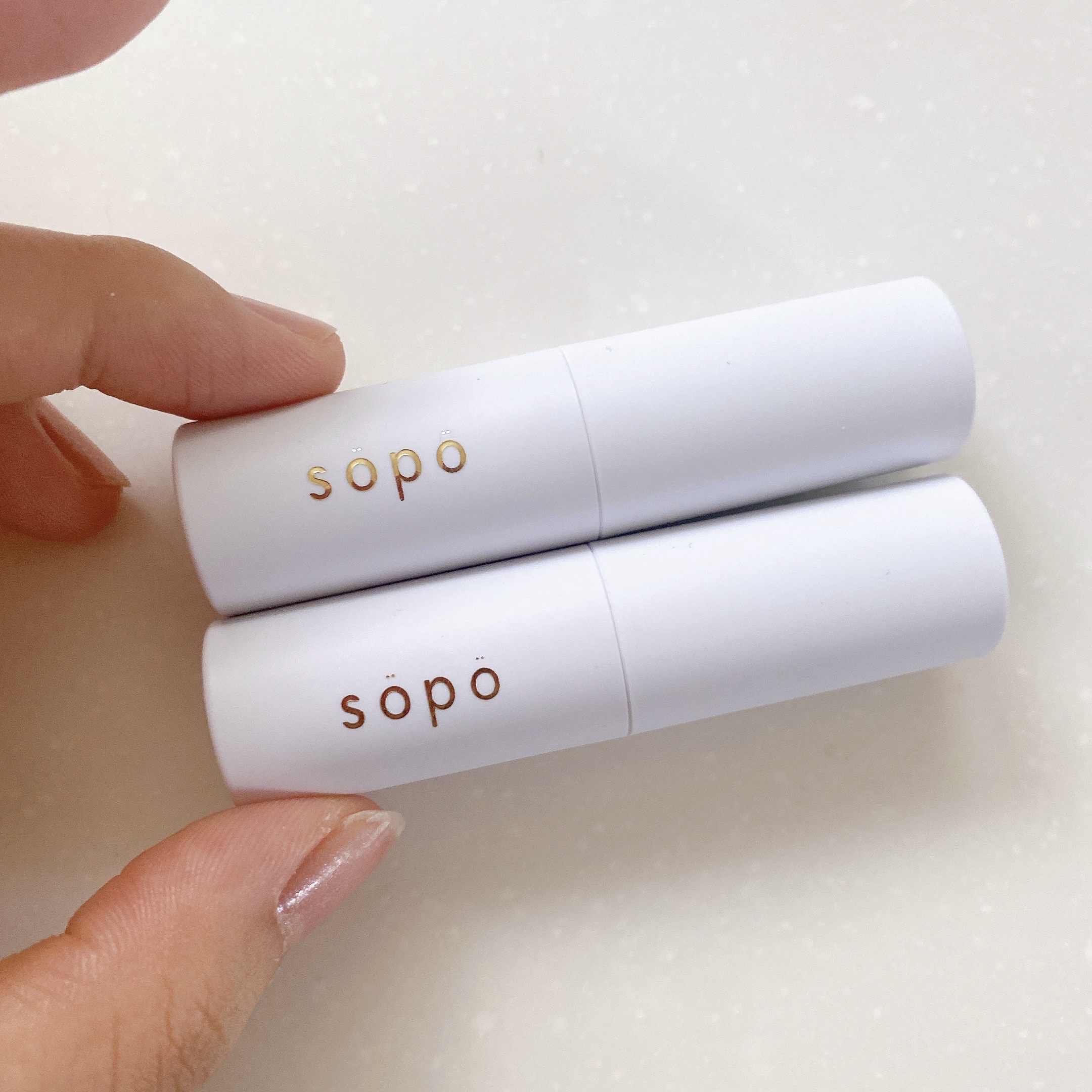 リップスティック 06 サニーアプリコット/sopo/口紅を使ったクチコミ（3枚目）