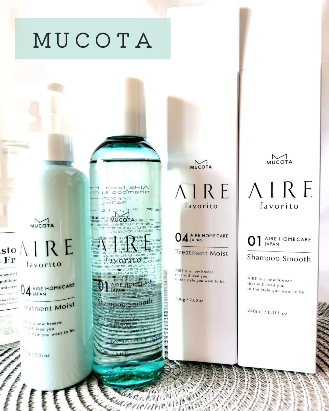 AIRE favorito 01シャンプー　S/MUCOTA(ムコタ)/サロンシャンプーを使ったクチコミ（1枚目）