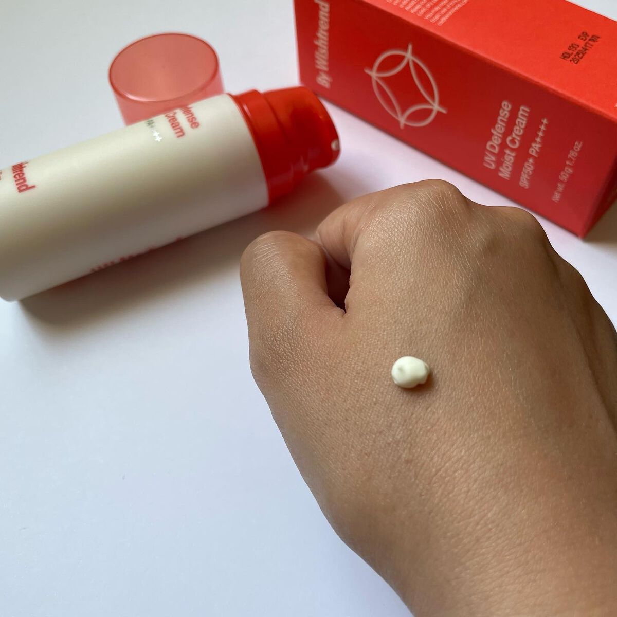 UVディフェンスモイストクリーム/By Wishtrend/日焼け止めクリームを使ったクチコミ（3枚目）