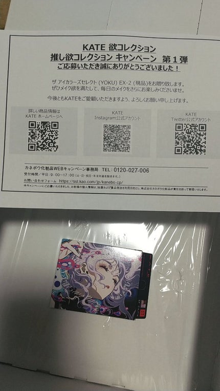 ザ アイカラーズセレクト(YOKU) /KATE/アイシャドウパレットを使ったクチコミ(1枚目)