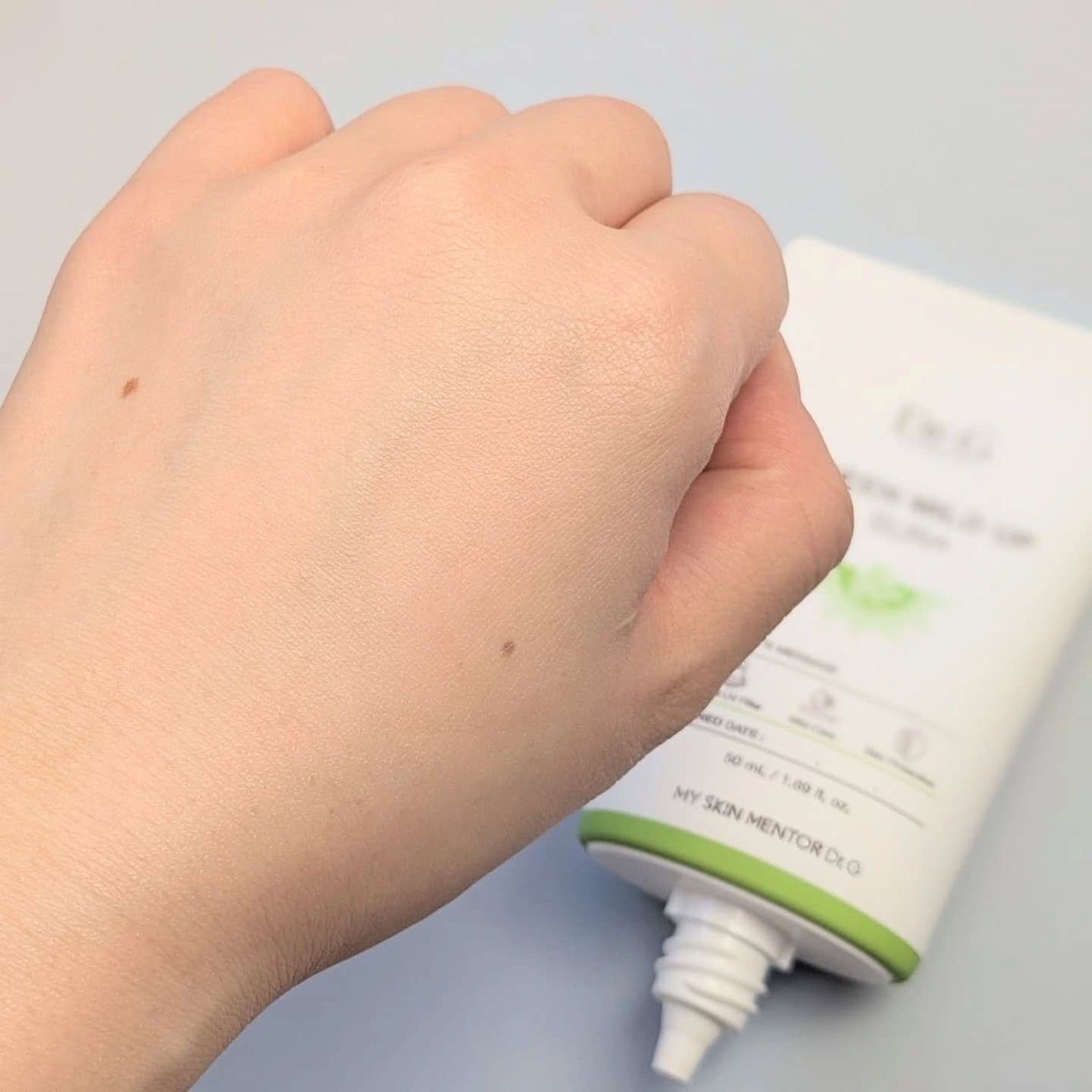 グリーンマイルドアップサンプラス/Dr.G/日焼け止めクリームを使ったクチコミ(5枚目)