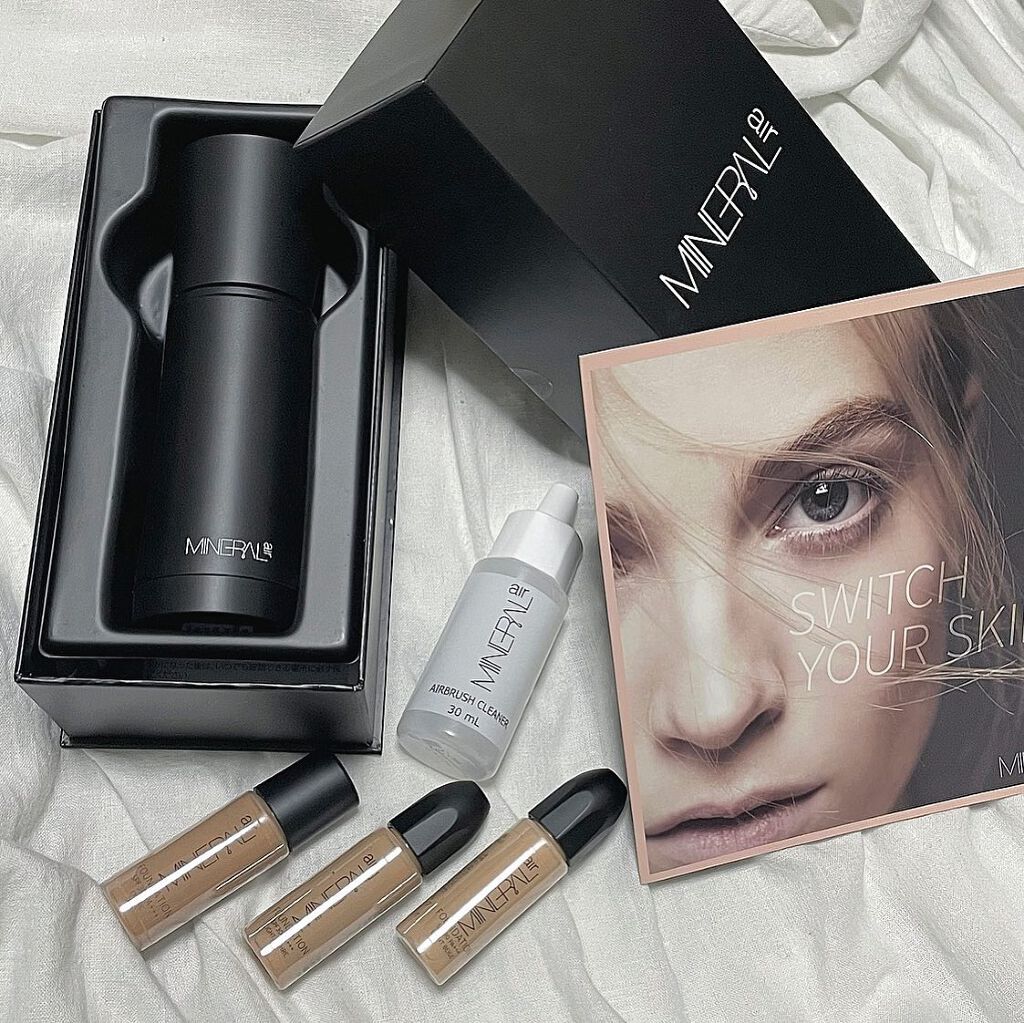 ミネラルエアースターターセット/NIMERAL air/その他ファンデーションを使ったクチコミ(2枚目)