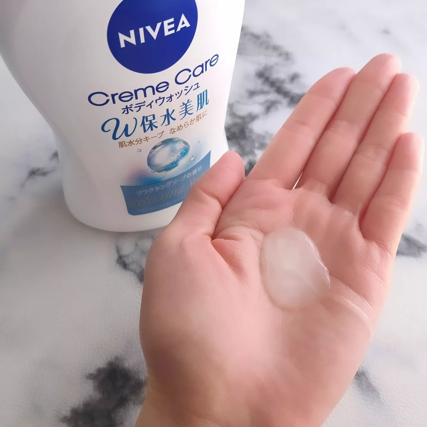 クリームケア ボディウォッシュ W保水美肌 フローラルブーケの香り/ニベア/ボディソープを使ったクチコミ（2枚目）