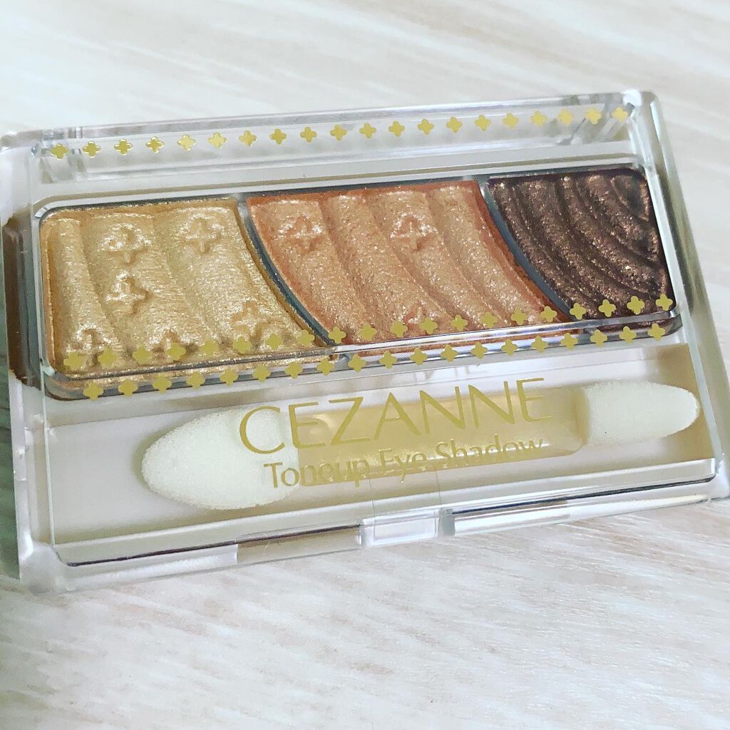 トーンアップアイシャドウ/CEZANNE/アイシャドウパレットを使ったクチコミ（3枚目）