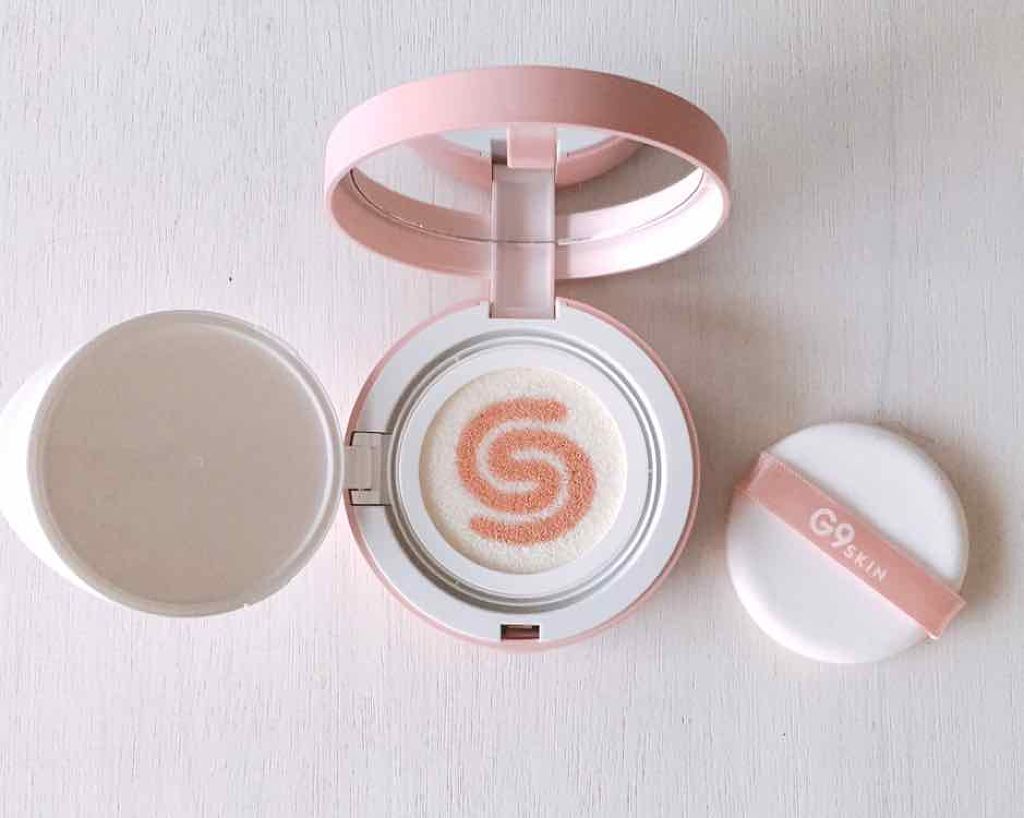 WHITE CREAMY CUSHION(ウユファンデ)/G9SKIN/化粧下地を使ったクチコミ（3枚目）