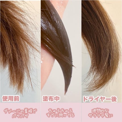 ディープダメージトリートメントEX/UNOVE/洗い流すヘアトリートメントを使ったクチコミ(3枚目)