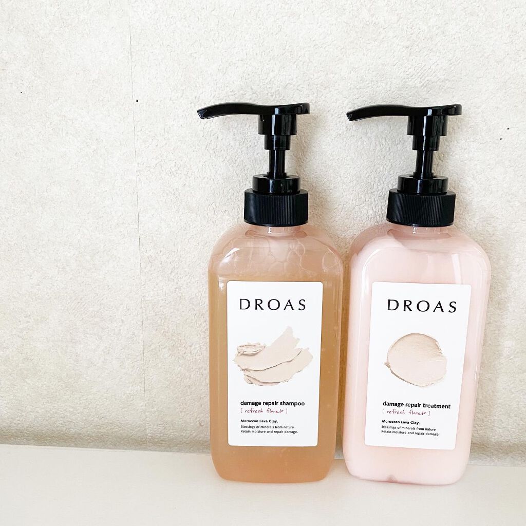 ダメージリペアシャンプー/トリートメント/DROAS/市販シャンプーを使ったクチコミ(5枚目)