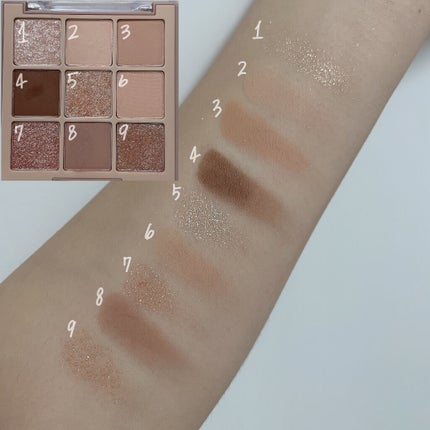 シャドウパレット/dasique/アイシャドウパレットを使ったクチコミ(4枚目)