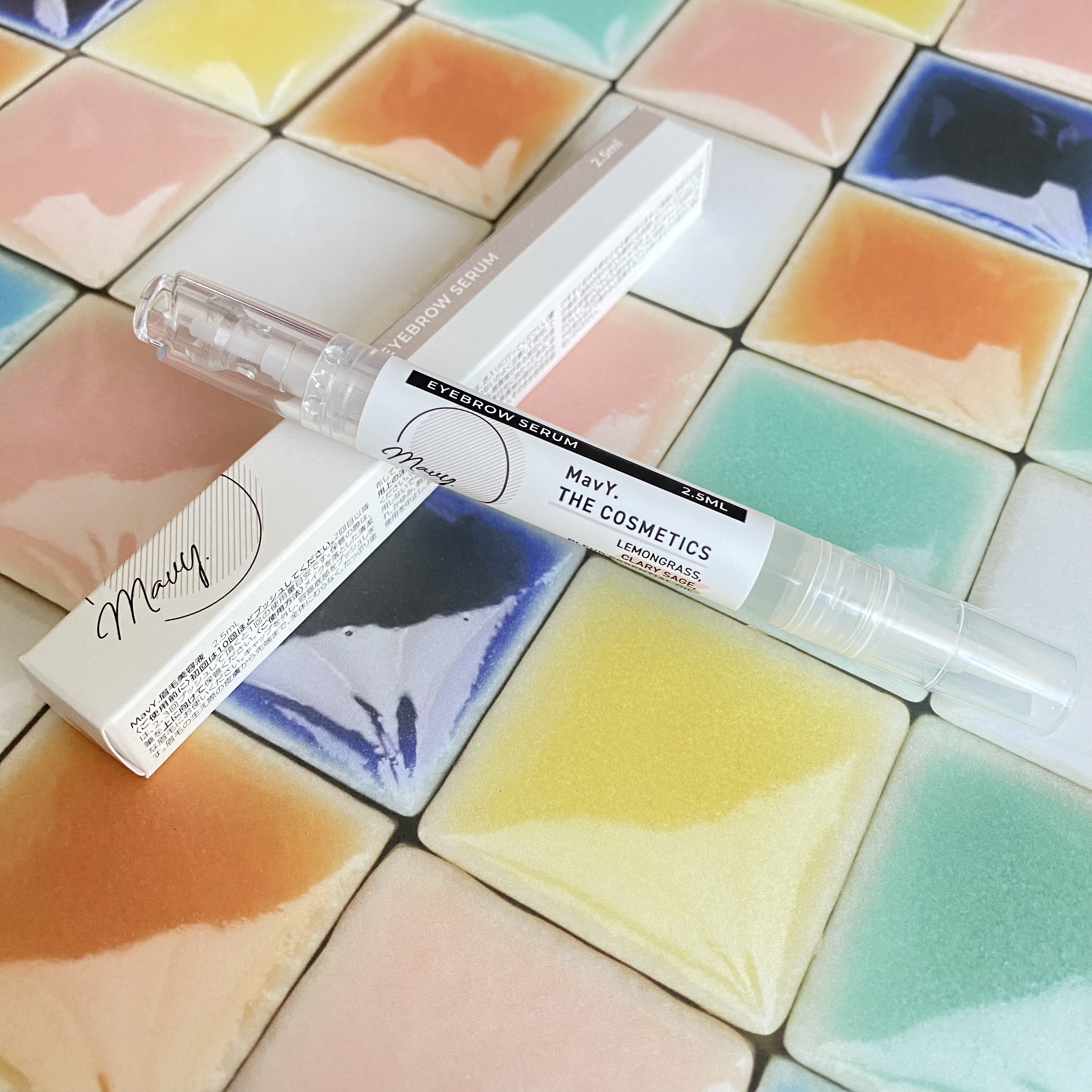 まゆ毛美容液/MavY./美容液を使ったクチコミ（2枚目）