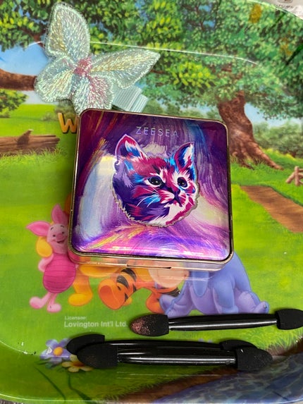 アニマルアイシャドウ(4シェード)/ZEESEA/アイシャドウパレットを使ったクチコミ(2枚目)