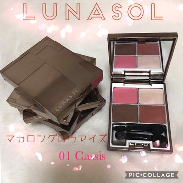 マカロングロウアイズ/LUNASOL/アイシャドウパレットを使ったクチコミ（1枚目）