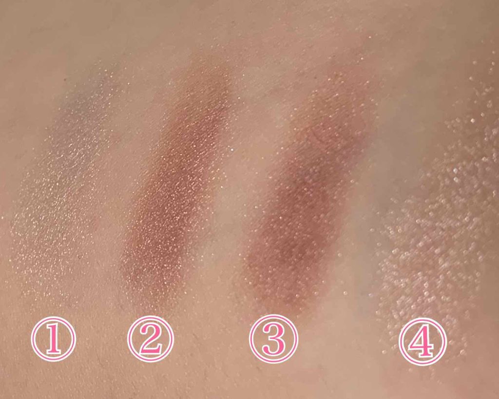 リアルクローズシャドウ/excel/アイシャドウパレットを使ったクチコミ(3枚目)