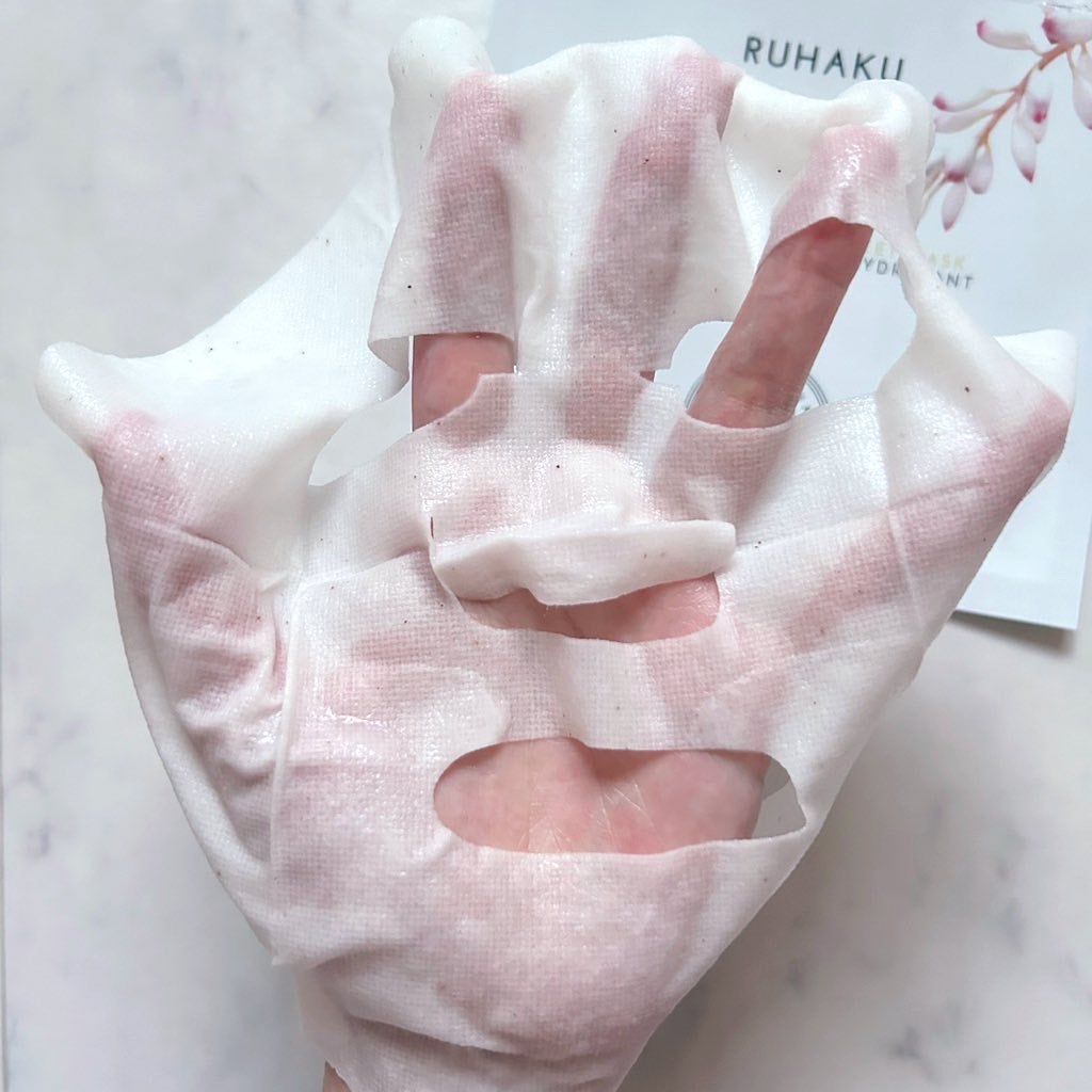 月桃エンリッチクリーミーシートマスク/琉白(ルハク)/シートマスク・パックを使ったクチコミ(3枚目)