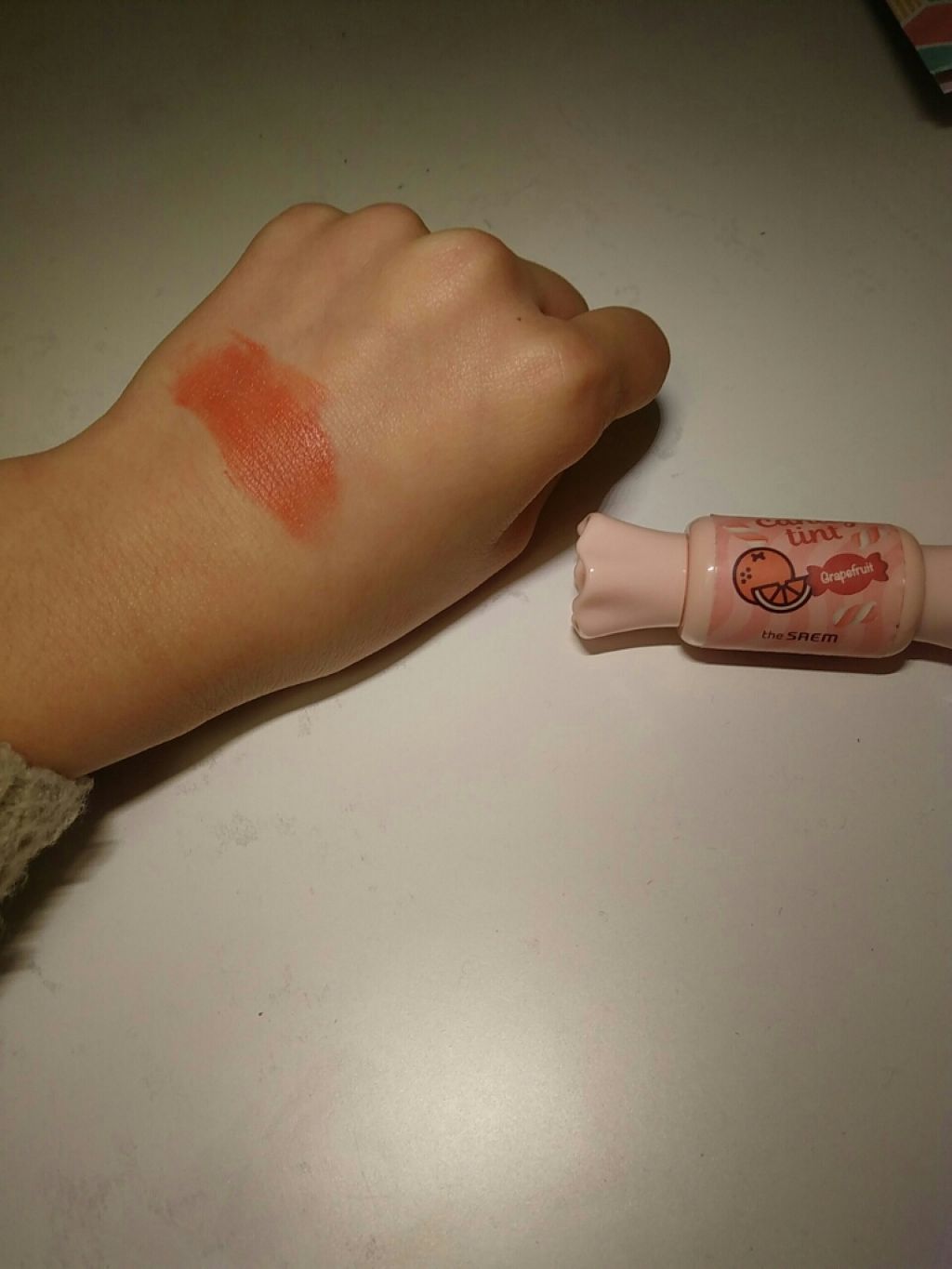ムース キャンディー ティント/the SAEM/リップティントを使ったクチコミ（1枚目）
