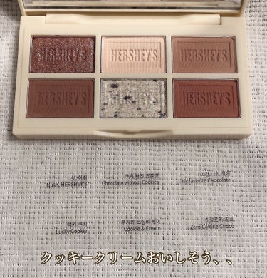 ハーシー プレイカラーアイズミニ クッキーアンドクリーム/ETUDE/パウダーアイシャドウを使ったクチコミ（3枚目）