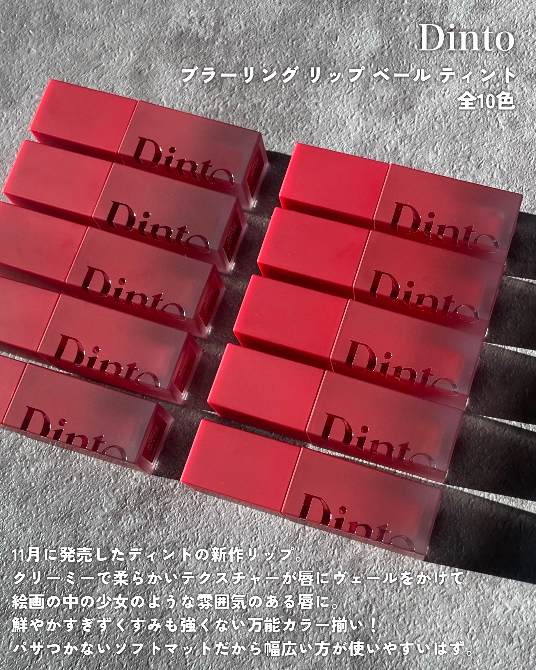 マダムバタフライコレクション ブラーニングリップベール/Dinto/口紅を使ったクチコミ（2枚目）