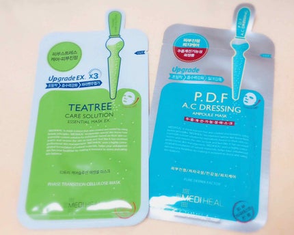 ラインフレンズP.D.F A.CドレッシングアンプルマスクJEX/MEDIHEAL/シートマスク・パックを使ったクチコミ(1枚目)