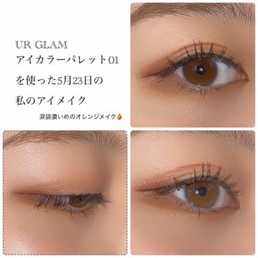 UR GLAM　BLOOMING EYE COLOR PALETTE/U R GLAM/アイシャドウパレットを使ったクチコミ（1枚目）