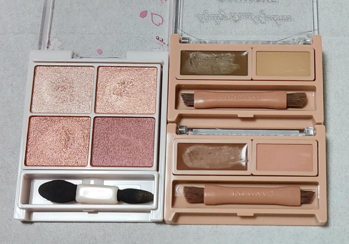 シルキースフレアイズ/キャンメイク/アイシャドウパレットを使ったクチコミ(1枚目)