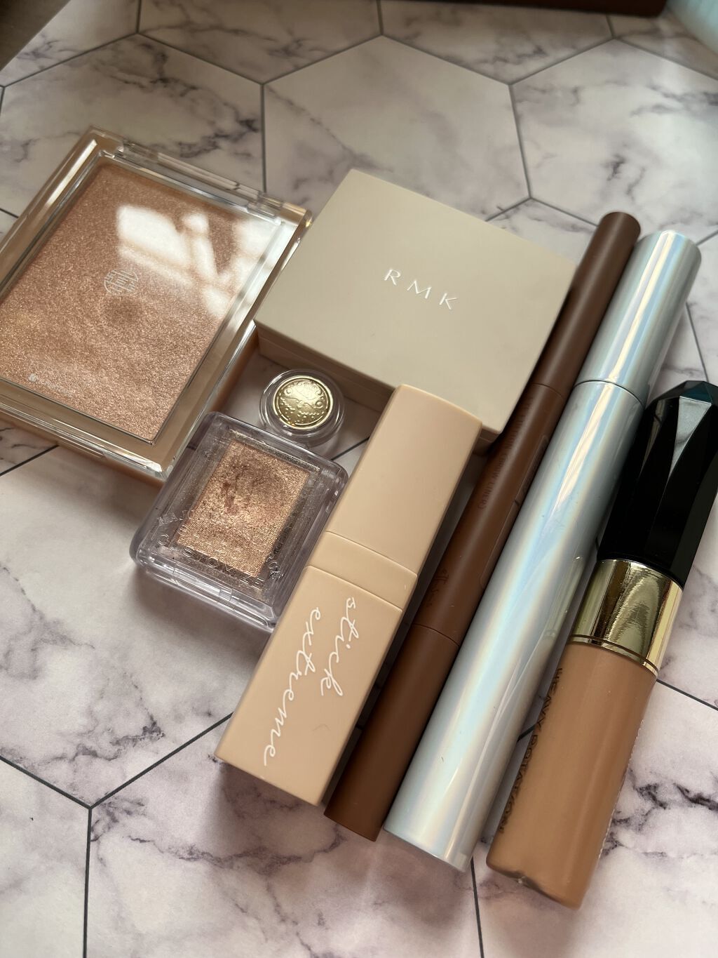 スプリングブレイズ デュオアイシャドウ/RMK/アイシャドウパレットを使ったクチコミ（3枚目）