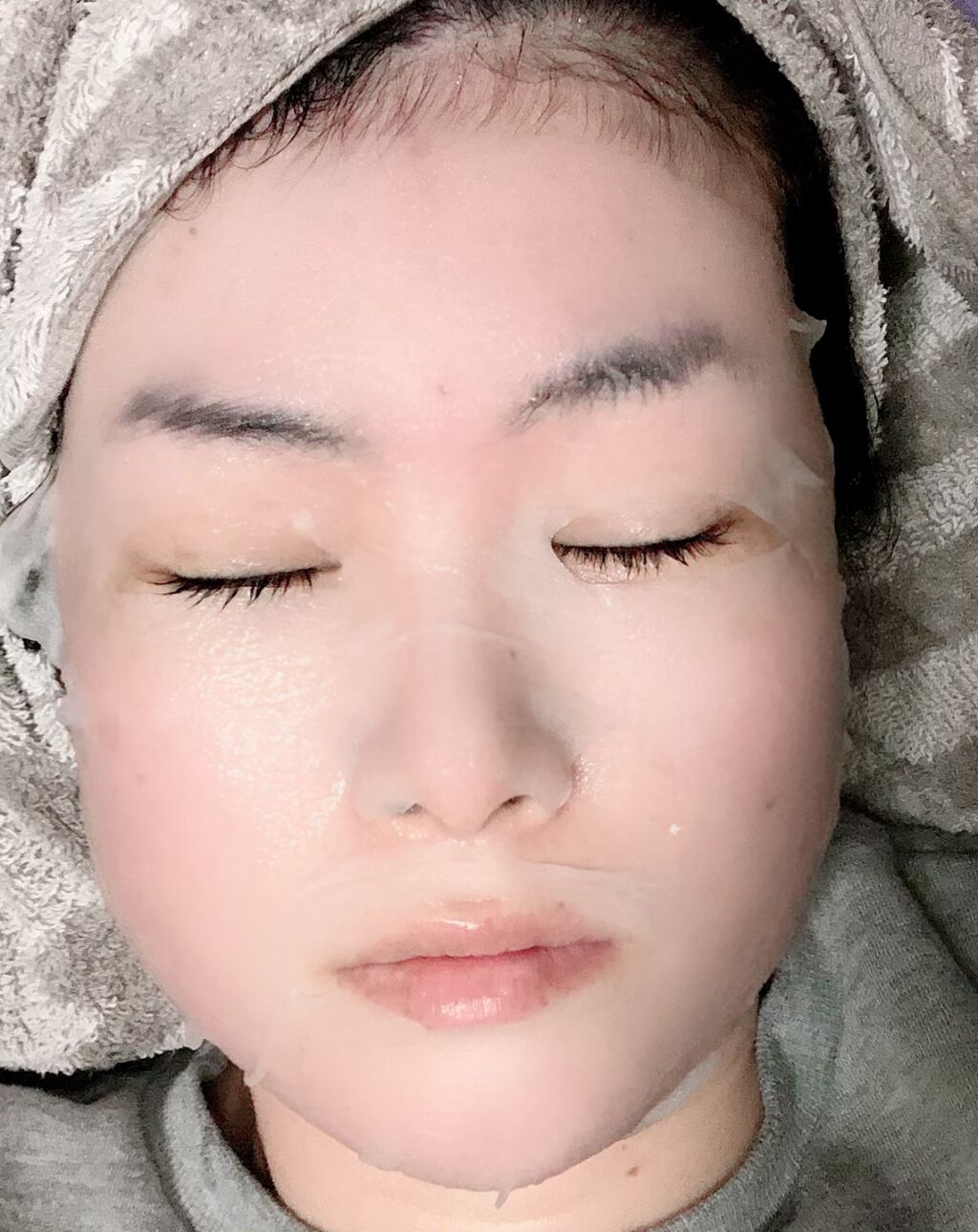 豆乳イソフラボン ジェル美容液マスク/なめらか本舗/シートマスク・パックを使ったクチコミ(2枚目)