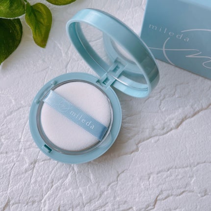 スムースフィットファンデーション/mileda/パウダーファンデーションを使ったクチコミ(2枚目)