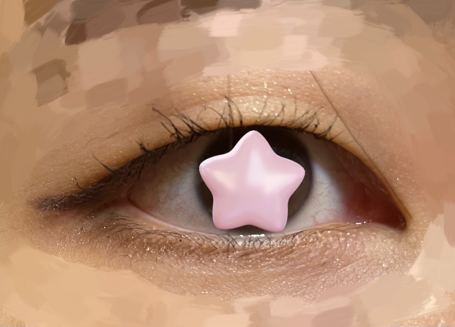 「塗るつけまつげ」自まつげ際立てタイプ/デジャヴュ/マスカラを使ったクチコミ（1枚目）