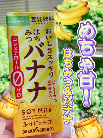 おいしさスッキリ はちみつバナナ/Pokka Sapporo (ポッカサッポロ)/豆乳飲料を使ったクチコミ(1枚目)