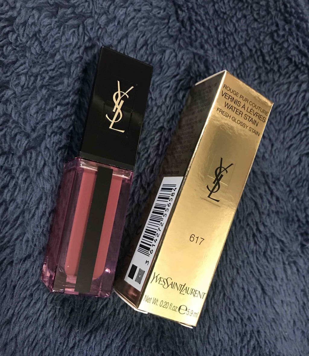 ルージュ ピュールクチュール ヴェルニ ウォーターステイン/YVES SAINT LAURENT BEAUTE/口紅を使ったクチコミ(1枚目)