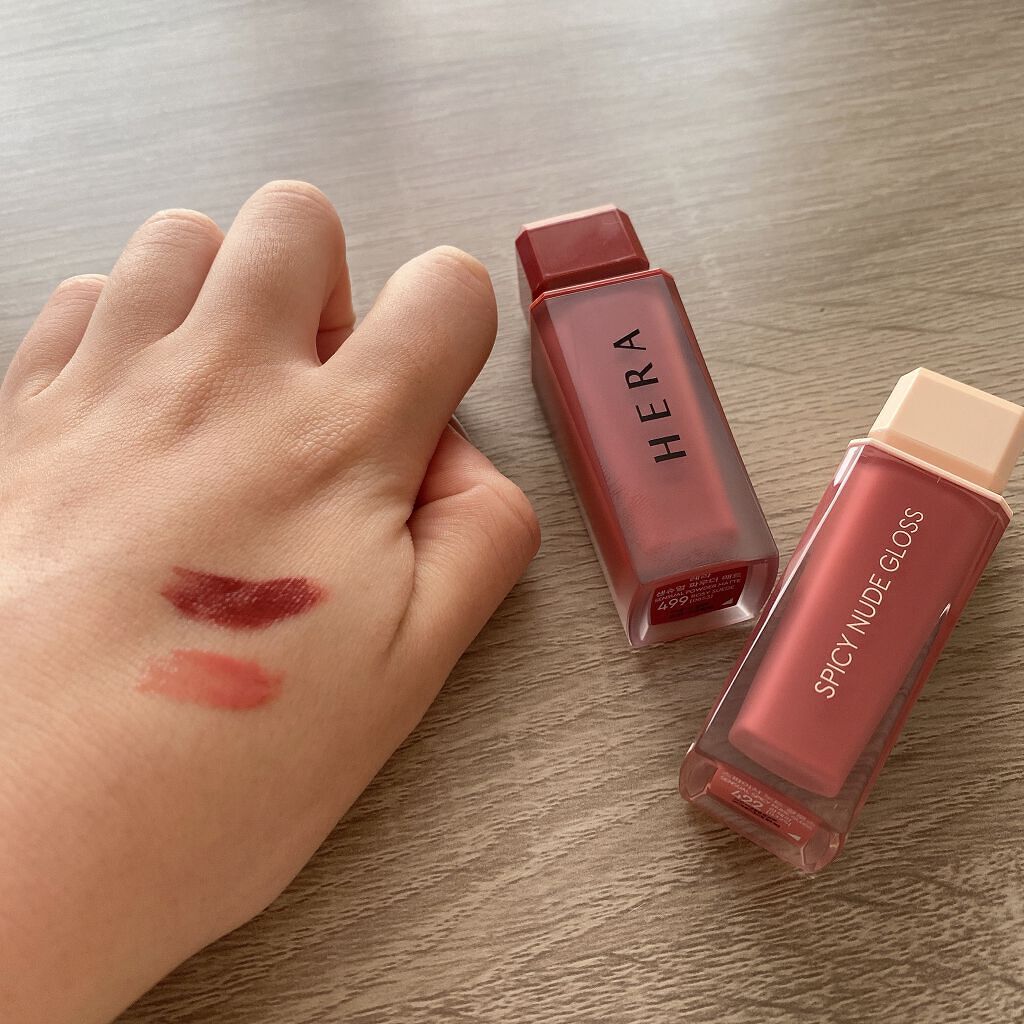 センシュアルパウダーマットリキッド/HERA/口紅を使ったクチコミ（2枚目）