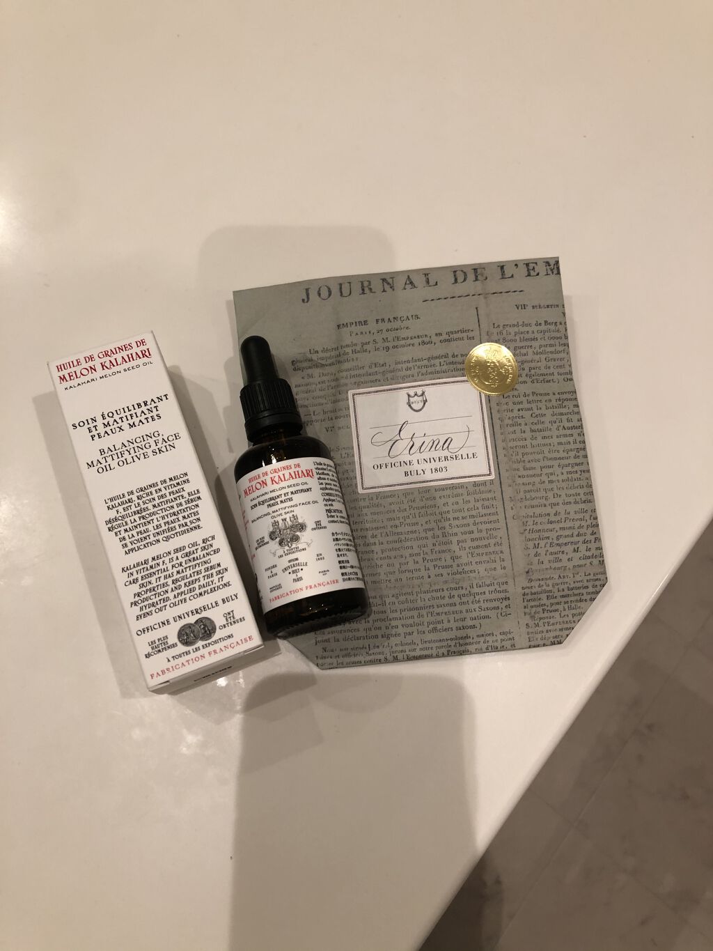 カラハリメロンシードオイル/オフィシーヌ・ユニヴェルセル・ビュリー/フェイスオイルを使ったクチコミ（1枚目）