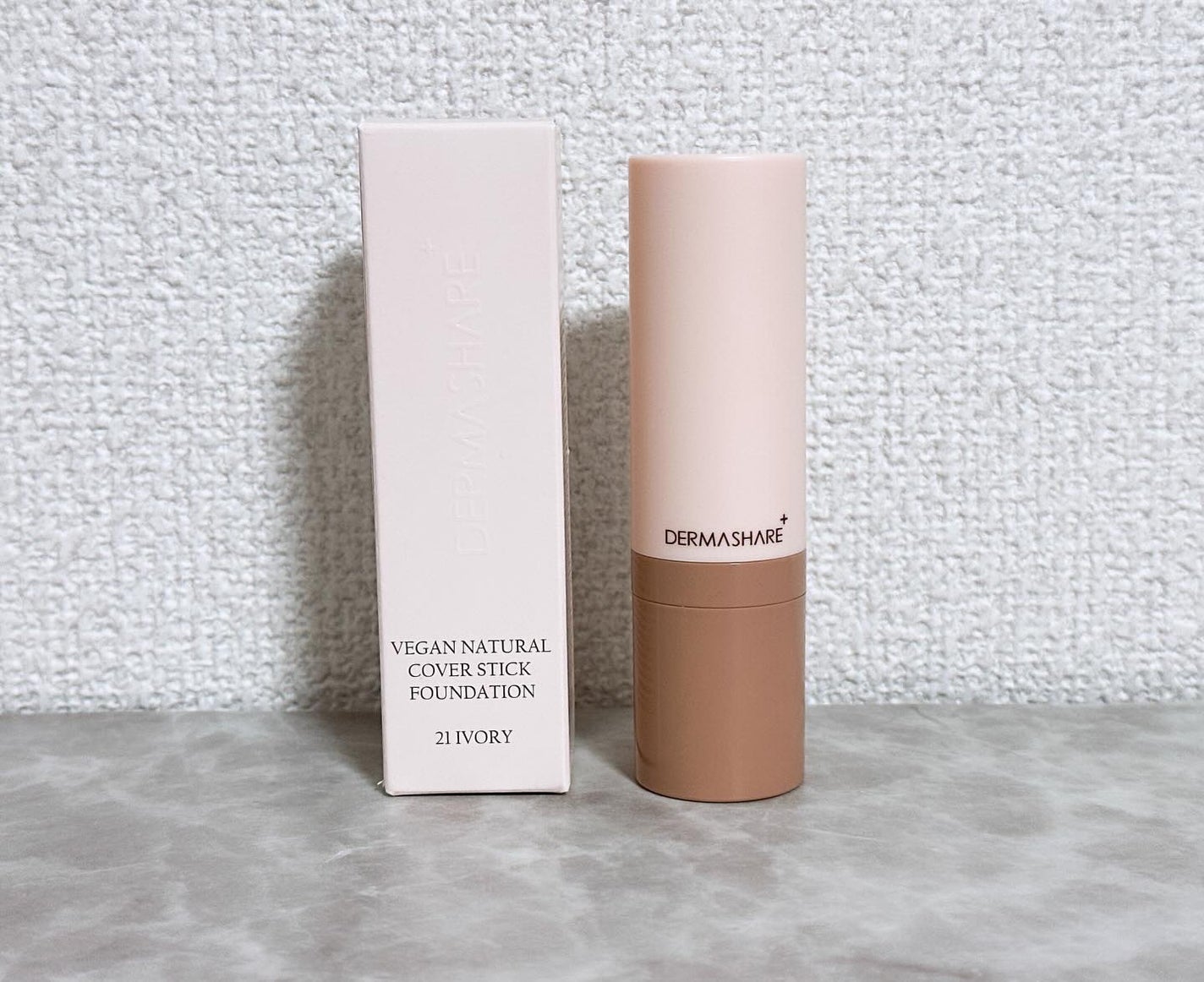 ヴィーガンナチュラルカバースティックファンデーション/DERMASHARE/その他ファンデーションを使ったクチコミ(1枚目)