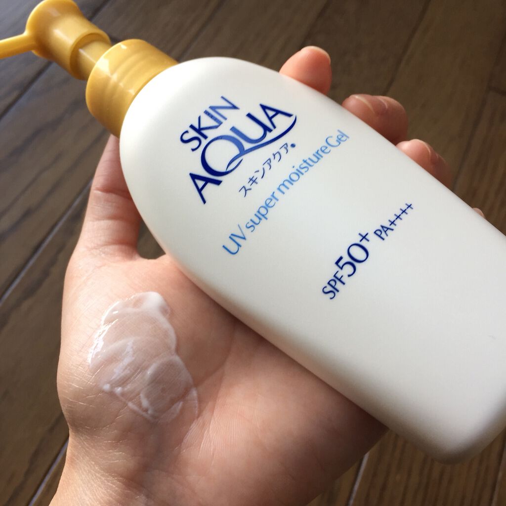 スキンアクア スーパーモイスチャージェル/スキンアクア/日焼け止めジェルを使ったクチコミ（2枚目）