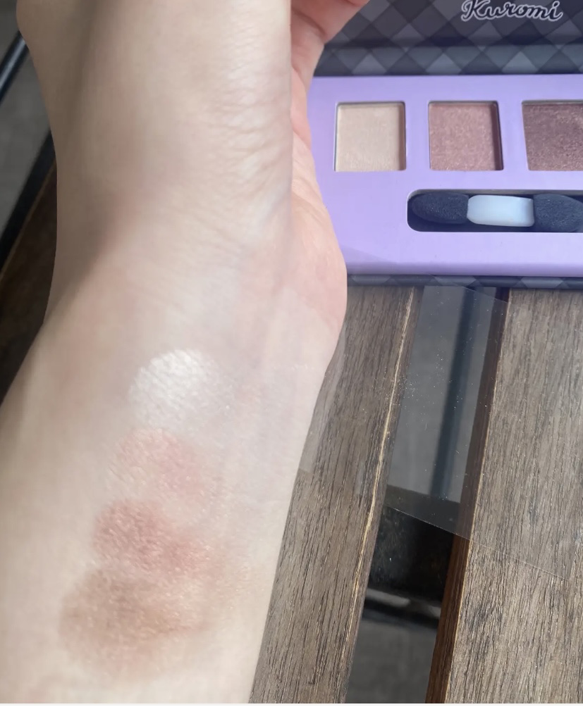 4色アイシャドウパレット/サンリオ/アイシャドウパレットを使ったクチコミ（2枚目）