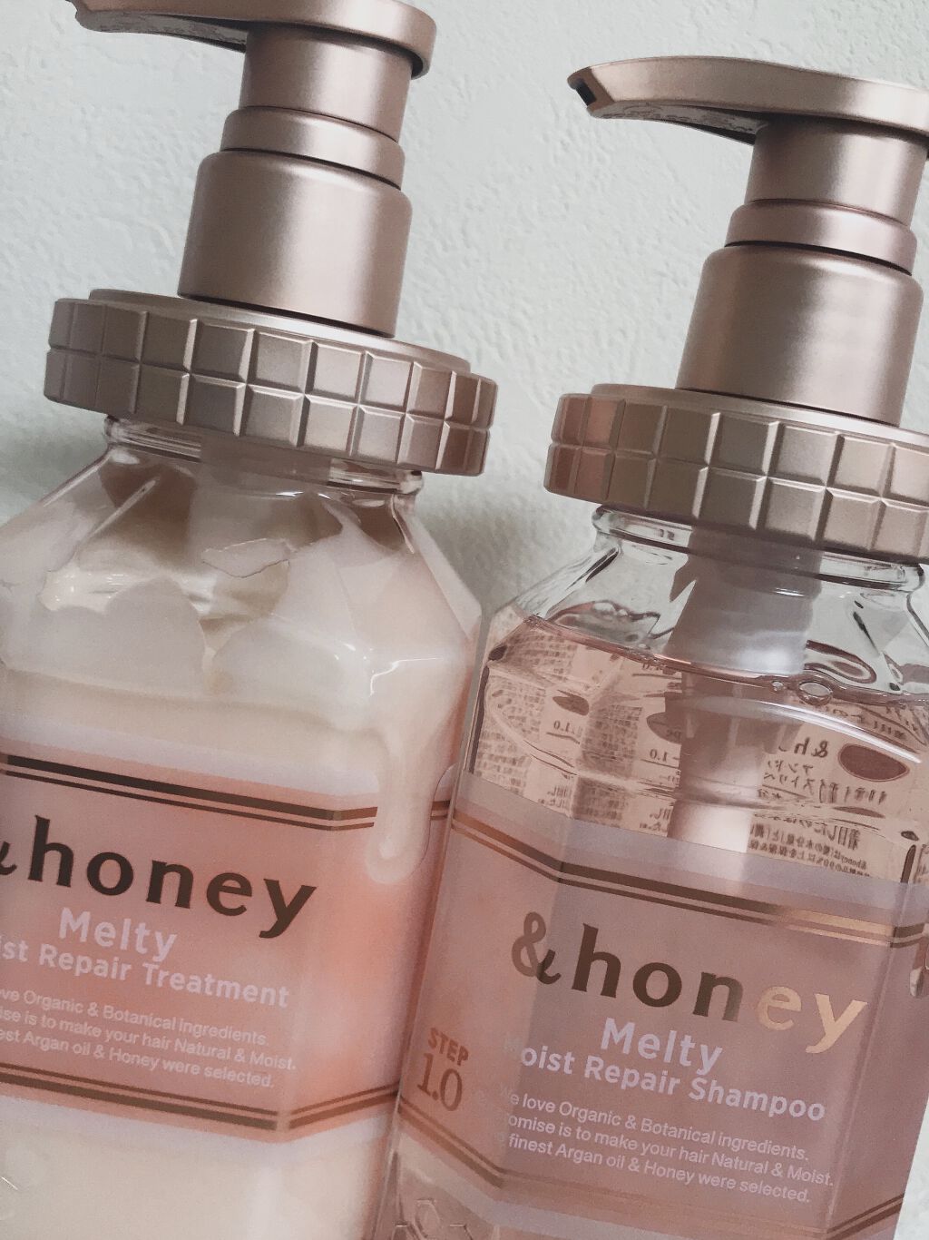 &honey Melty モイストリペア シャンプー1.0／モイストリペア ヘアトリートメント2.0/&honey/市販シャンプーを使ったクチコミ（2枚目）