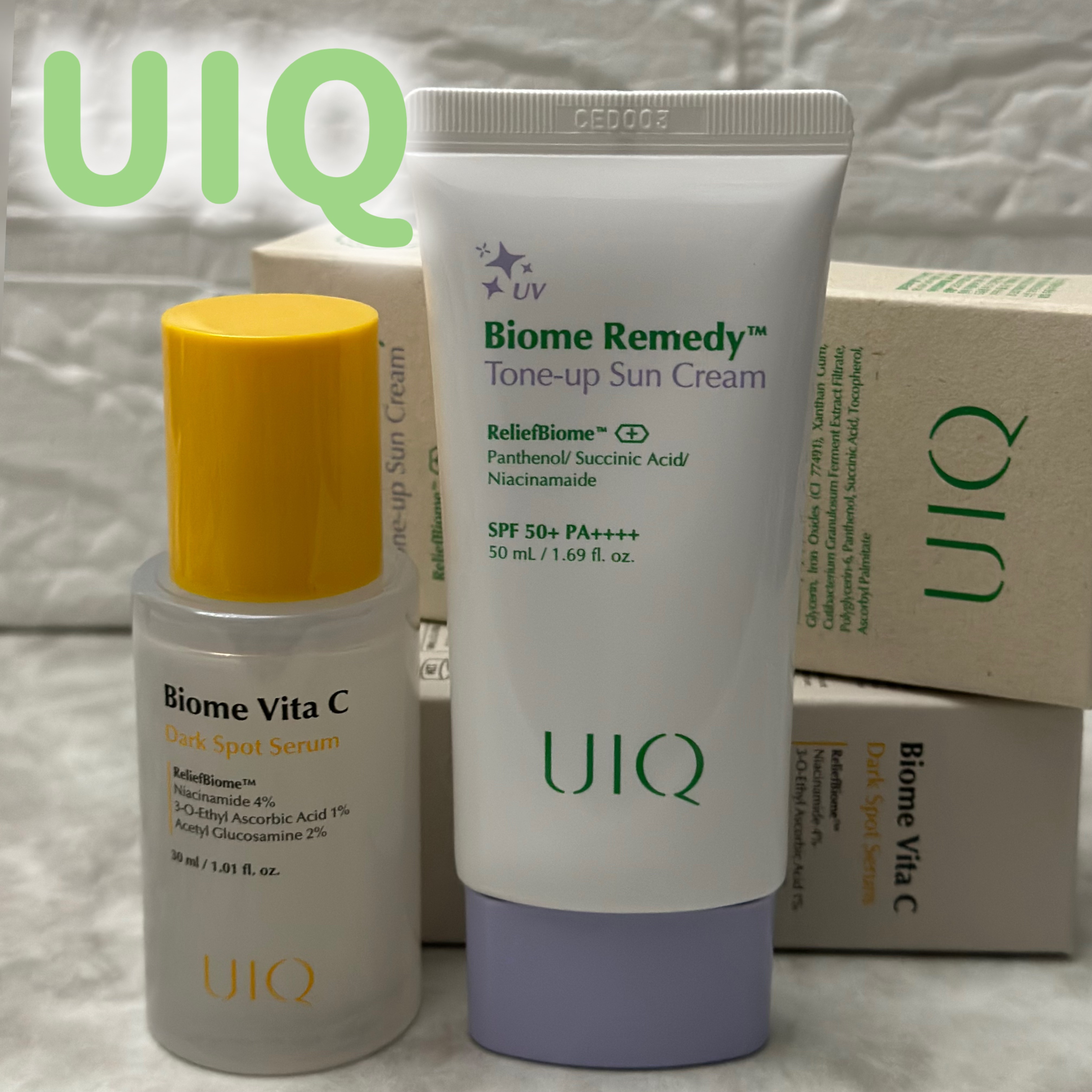 バイオームビタCダークスポットセラム/UIQ/美容液を使ったクチコミ（1枚目）