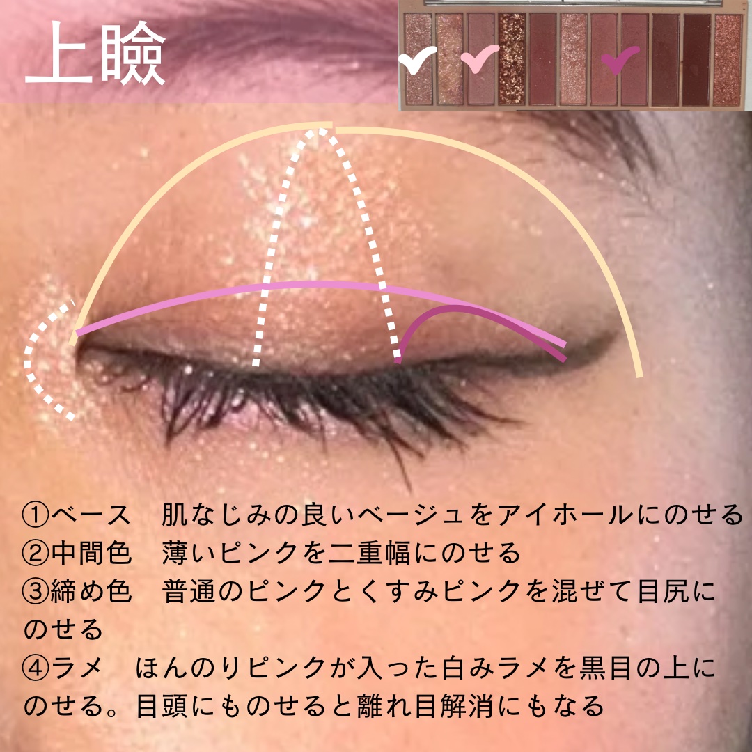 アイシャドウパレット 02 ドライブーケ/coou/アイシャドウパレットを使ったクチコミ（3枚目）