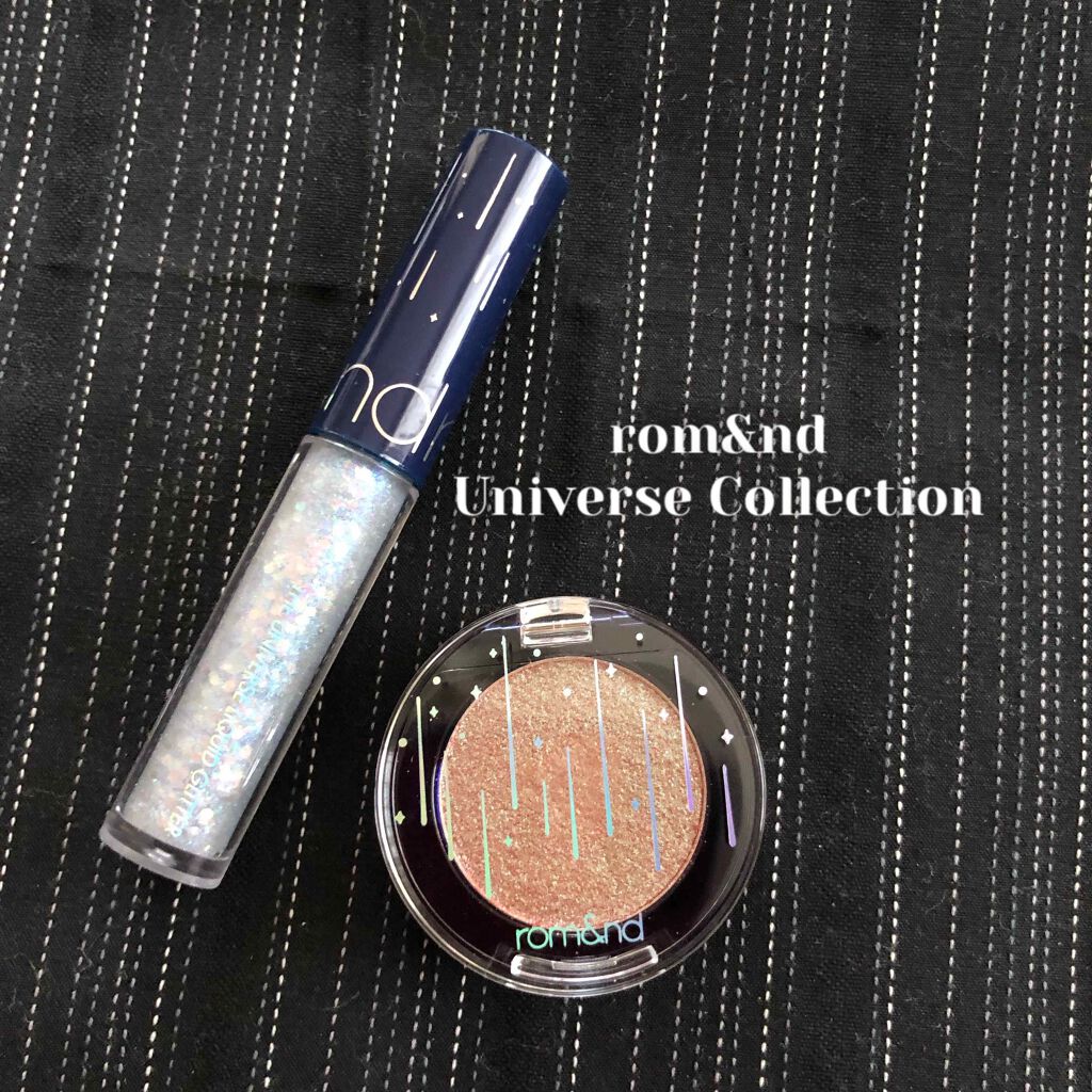 グリッター シャドウ カラー/rom&nd/グリッターを使ったクチコミ(1枚目)
