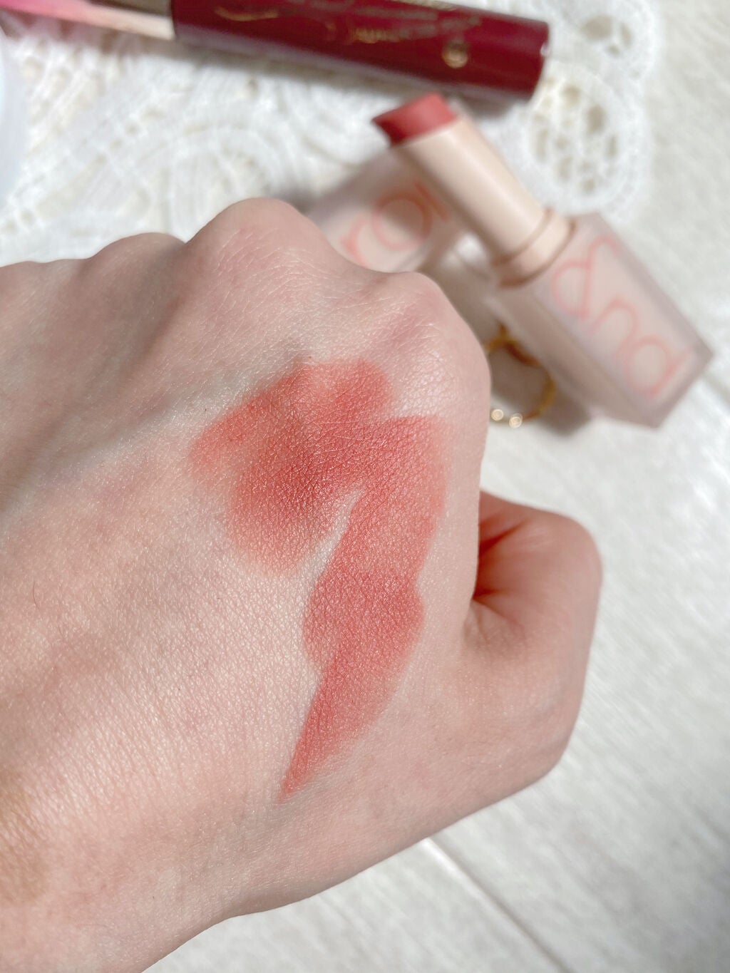 ゼロマットリップスティック/rom&nd/口紅を使ったクチコミ(3枚目)