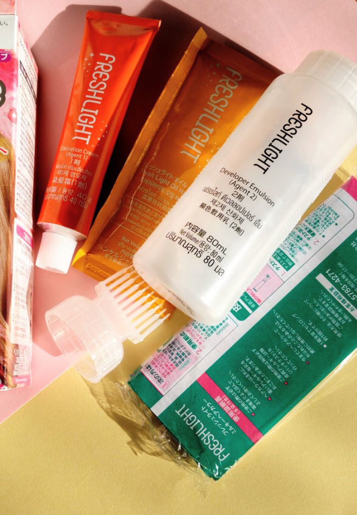 ミルキーヘアカラー/フレッシュライト/ヘアカラーを使ったクチコミ(3枚目)