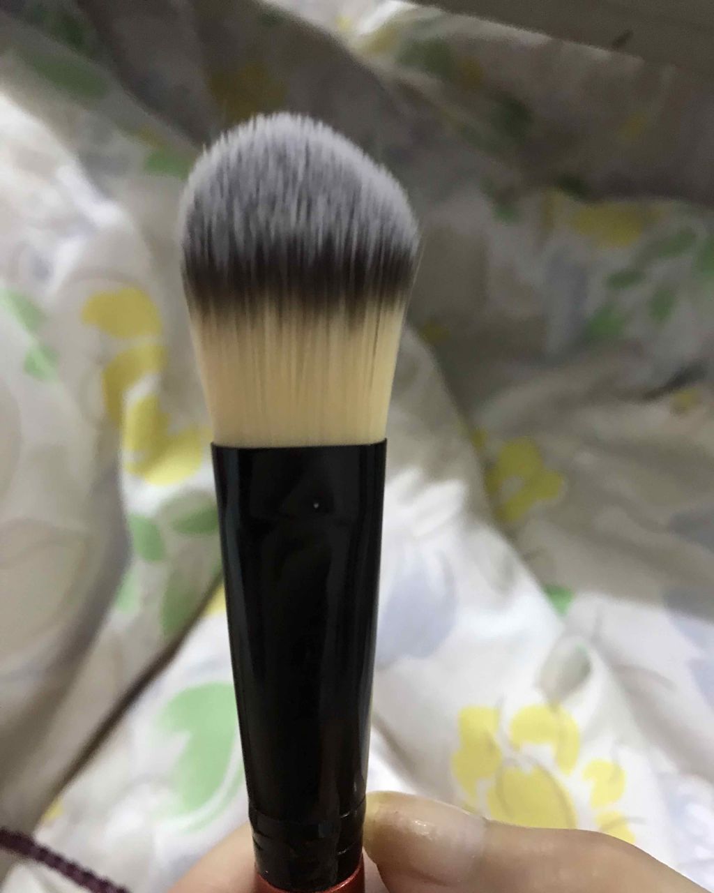 春姫 ファンデーションブラシ/DAISO/メイクブラシを使ったクチコミ（2枚目）
