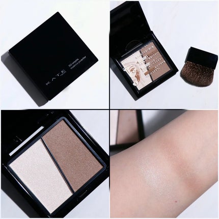 3Dクリエイトニュアンスパウダー EX-1 トーンアップ グレー系/KATE/ハイライトを使ったクチコミ(1枚目)